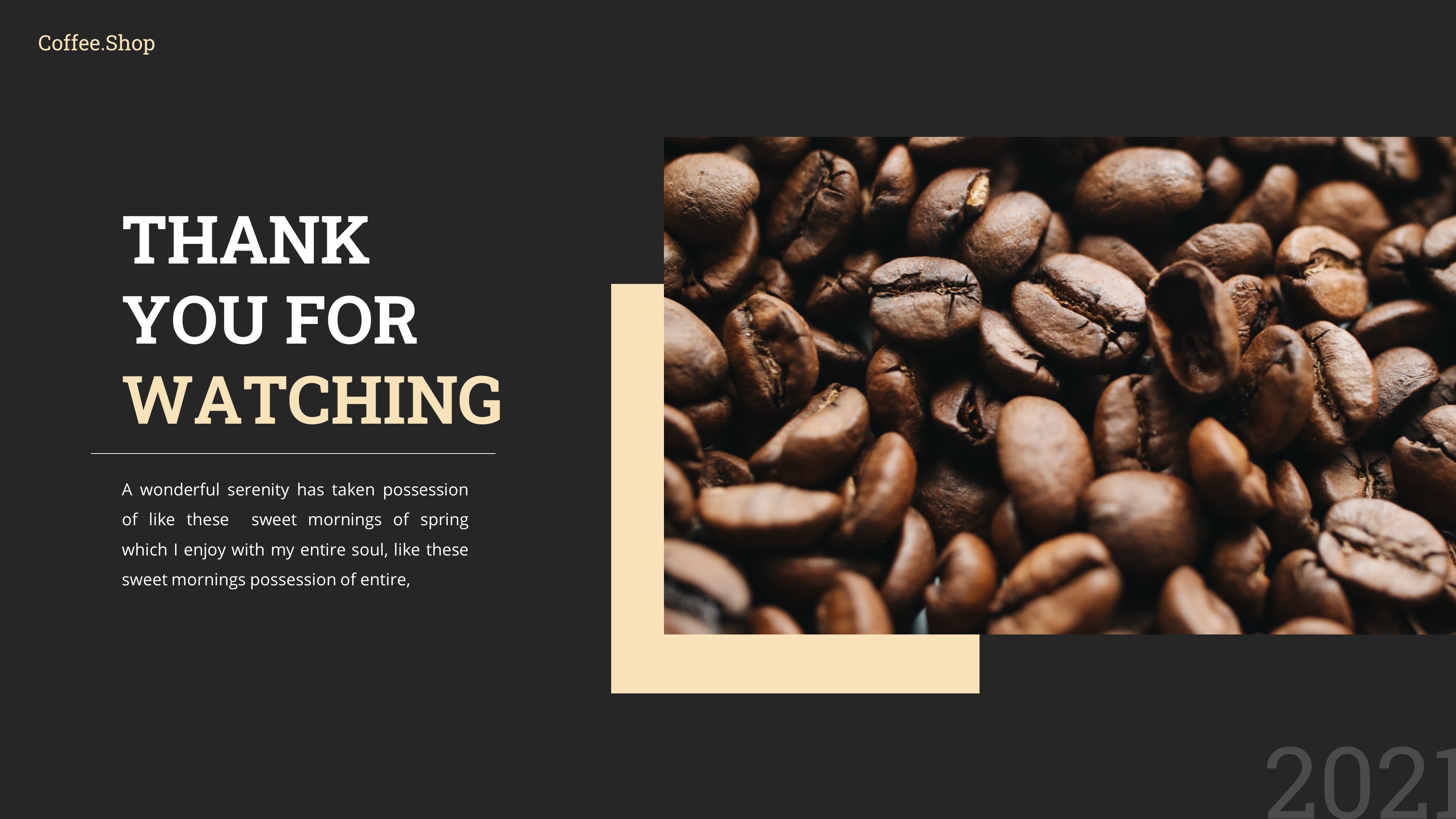 powerpoint presentation for coffee shop